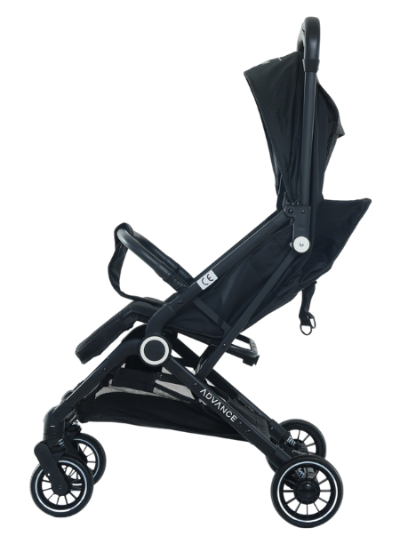 Poussette voyage Zoe Noir + OFFERT Protection pluie poussette & Moustiquaire
