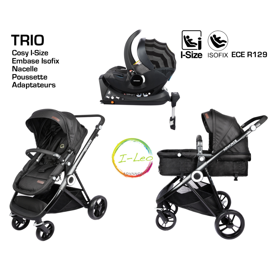 Poussette 4 en 1 I-Leo ADVANCE I-SIZE