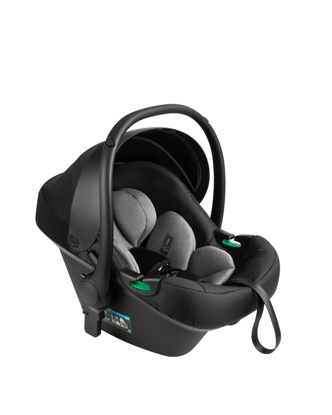 Poussette 4en1 - Coque I-Size + embase I-Lou Noir - 0m+