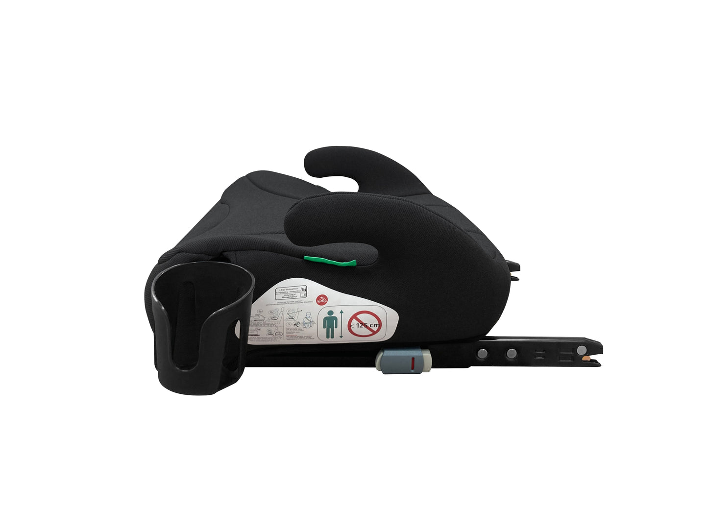 Rehausseur I-SIZE/ISOFIX Zenfix 126-150cm - Noir