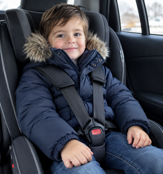 Siège auto et manteau d'hiver : le duo dangereux que les parents ignorent