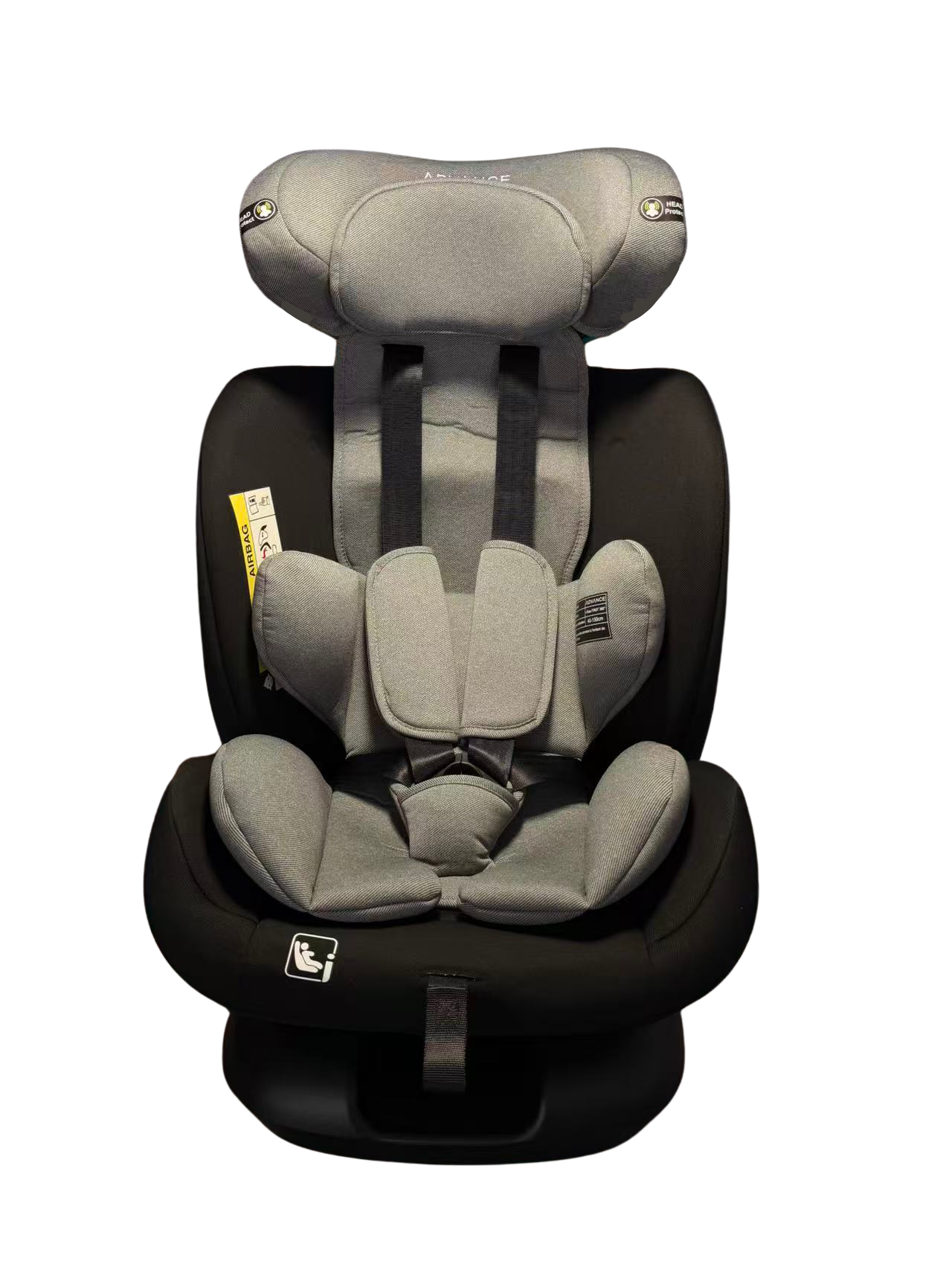 Siège-auto I-SIZE/Ceinturé First Allstage 40 à 150cm - Gris/Noir
