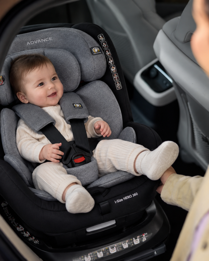 Siège auto i-Size Hero 360° SafeTension Alerte Sonore ISOFIX ADVANCE