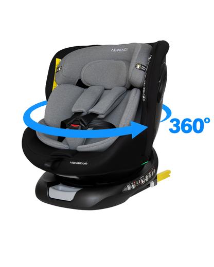 Siège auto i-Size Hero 360° SafeTension Alerte Sonore ISOFIX ADVANCE