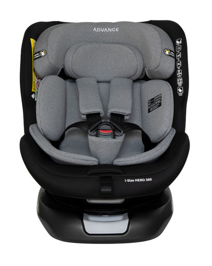 Siège auto i-Size Hero 360° SafeTension Alerte Sonore ISOFIX ADVANCE