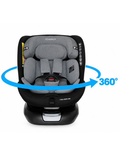 Siège auto i-Size Hero 360° SafeTension Alerte Sonore ISOFIX ADVANCE