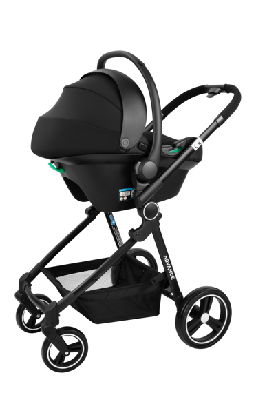 Poussette transformable I-Lou Noir  0m+