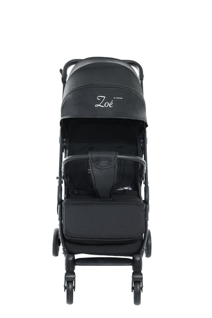 Poussette voyage Zoe Noir + OFFERT Protection pluie poussette & Moustiquaire