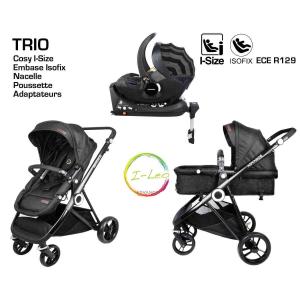 ADVANCE I-LEO TRIO POUSSETTE + LANDEAU + SIEGE AUTO I-SIZE +BASE ISOFIX